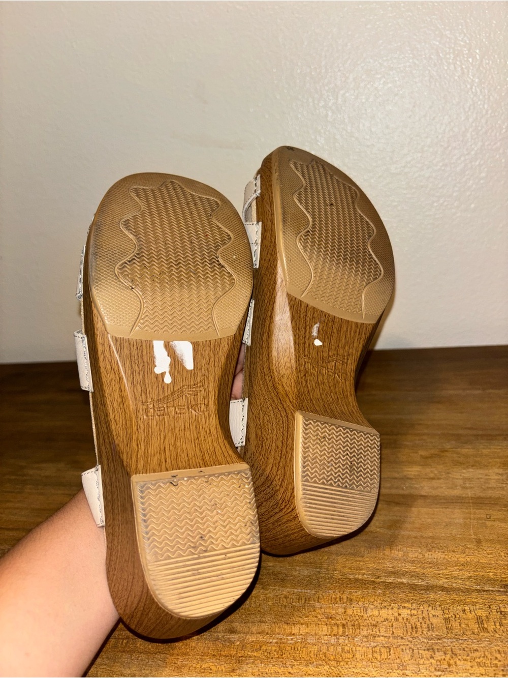 Dansko Women's Strappy Platform Sandals in Light Taupe - Picture 6 of 6
